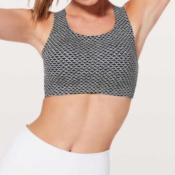 lululemon athletica Other - Lululemon Enlite Bra Monochromic Black Size 38DD